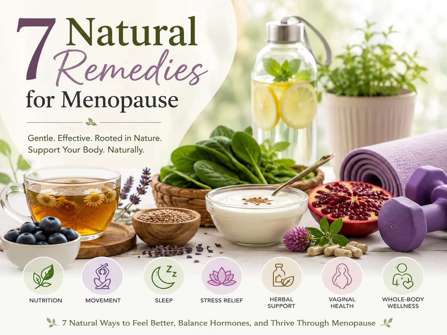 An Expert Guide to 7 Natural menopause treatments